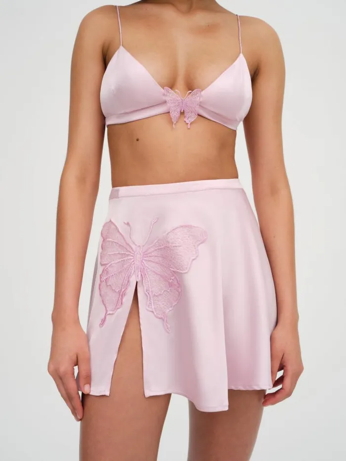 For Love and Lemons Bottoms Truette Mini Skirt Pink 8211 Women