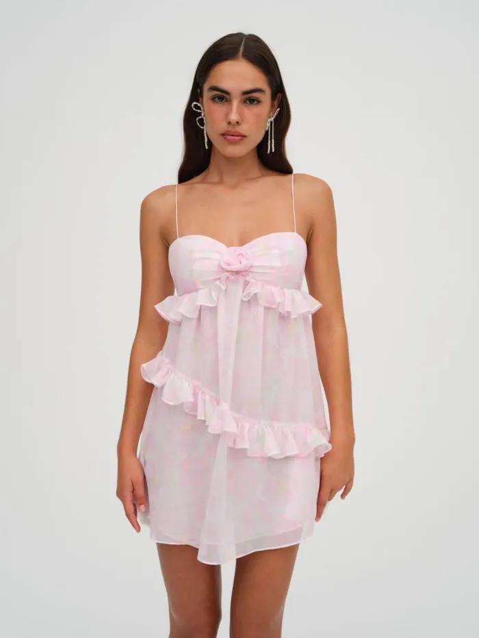 For Love and Lemons Dresses Ariana Mini Dress Pink 8211 Women