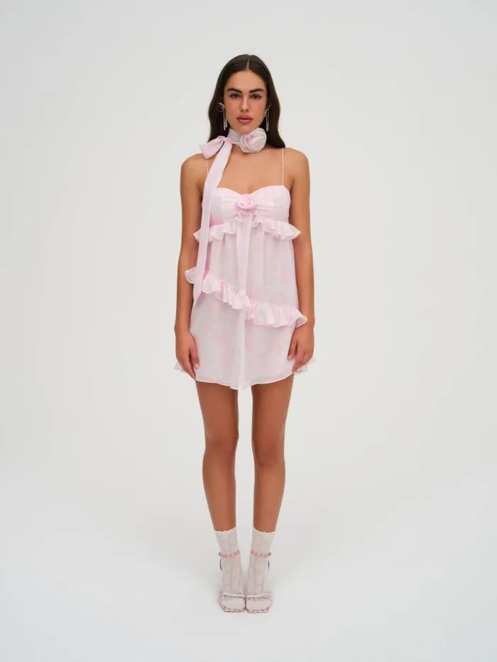 For Love and Lemons Dresses Ariana Mini Dress Pink 8211 Women For Love and Lemons Dresses Ariana Mini Dress Pink 8211 Women