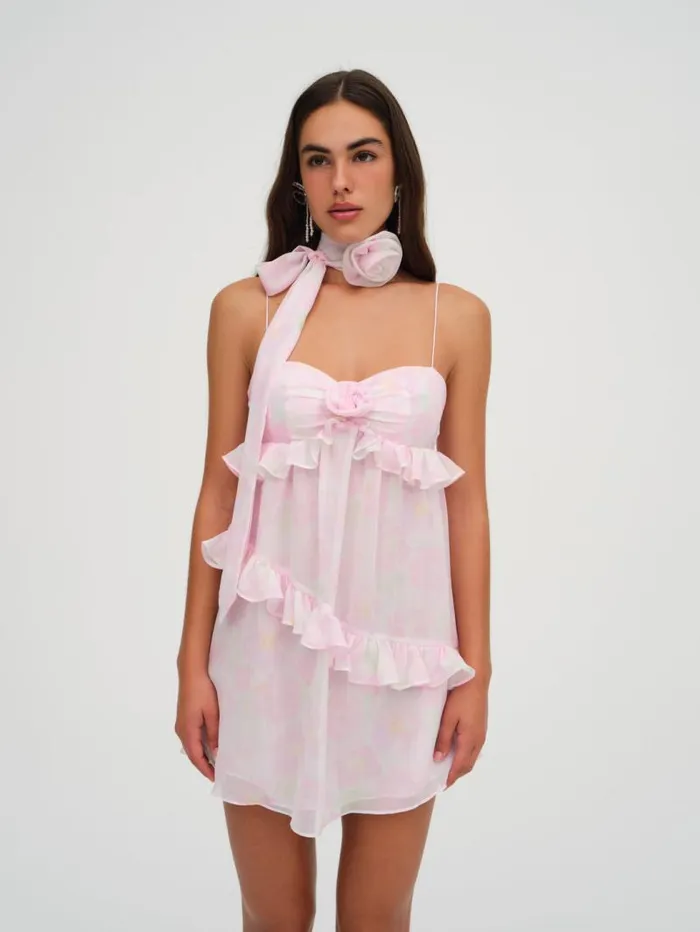 For Love and Lemons Dresses Ariana Mini Dress Pink 8211 Women For Love and Lemons Dresses Ariana Mini Dress Pink 8211 Women