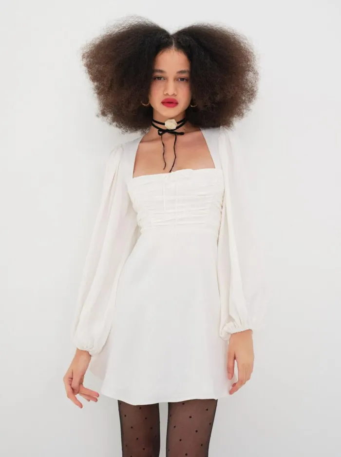 For Love and Lemons Dresses Beatrice Mini Dress White 8211 Women
