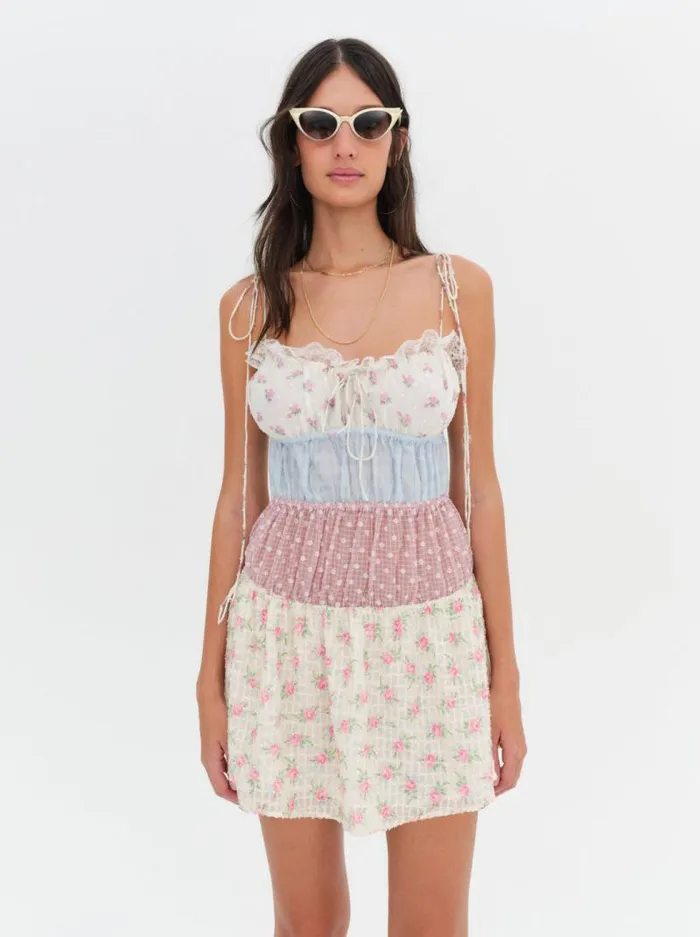 For Love and Lemons Dresses Elula Mini Dress Multi 8211 Women