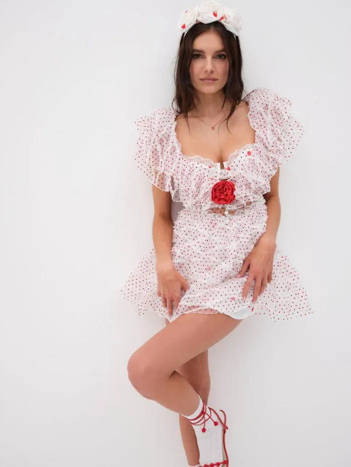 For Love and Lemons Dresses Ilaria Mini Dress White 8211 Women For Love and Lemons Dresses Ilaria Mini Dress White 8211 Women