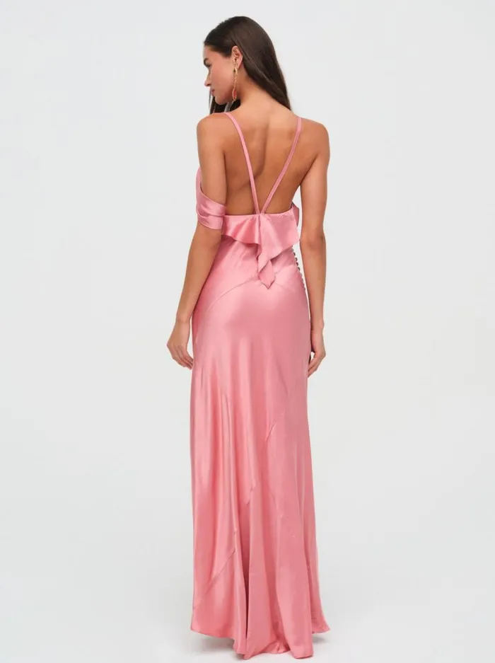 For Love and Lemons Dresses Jewel Maxi Dress Mauve 8211 Women For Love and Lemons Dresses Jewel Maxi Dress Mauve 8211 Women