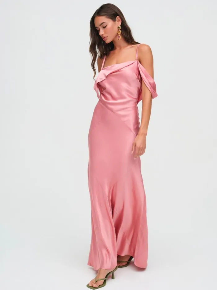 For Love and Lemons Dresses Jewel Maxi Dress Mauve 8211 Women For Love and Lemons Dresses Jewel Maxi Dress Mauve 8211 Women