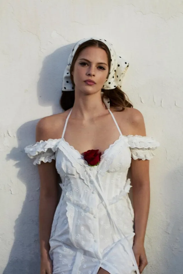 For Love and Lemons Dresses Marlowe Midi Dress White 8211 Women For Love and Lemons Dresses Marlowe Midi Dress White 8211 Women