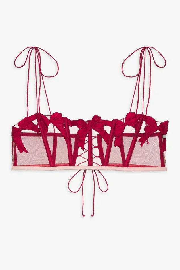 For Love and Lemons Lingerie Acacia Underwire Bra Red 8211 Women For Love and Lemons Lingerie Acacia Underwire Bra Red 8211 Women