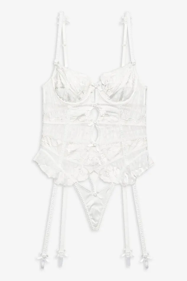 For Love and Lemons Lingerie Amore Teddy White 8211 Women For Love and Lemons Lingerie Amore Teddy White 8211 Women