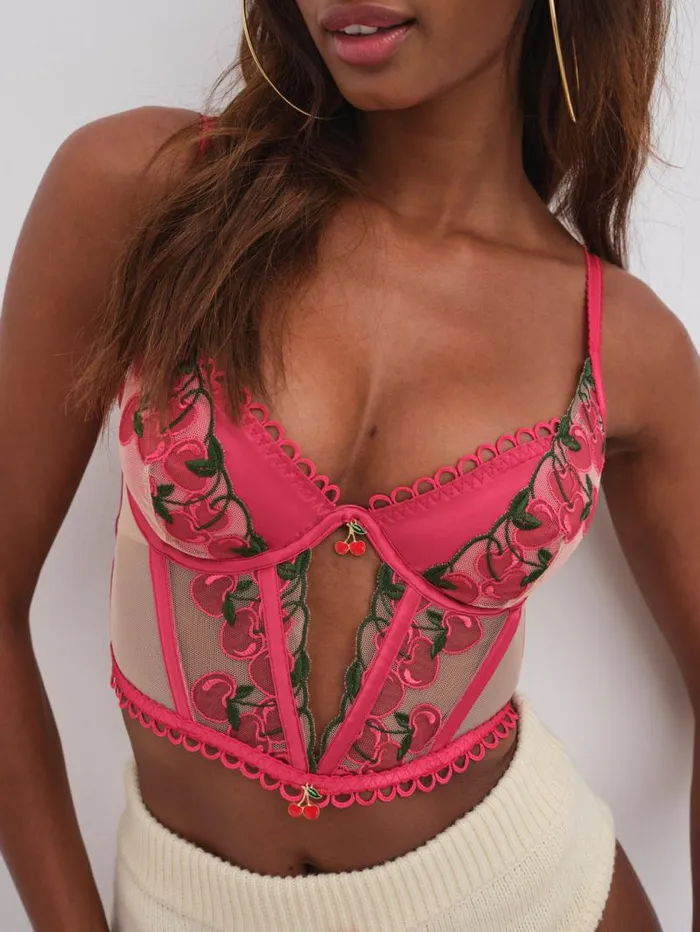 For Love and Lemons Lingerie Cherie Bustier Red 8211 Women