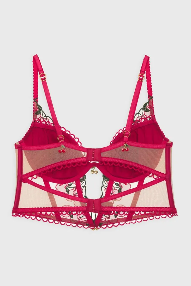 For Love and Lemons Lingerie Cherie Bustier Red 8211 Women For Love and Lemons Lingerie Cherie Bustier Red 8211 Women