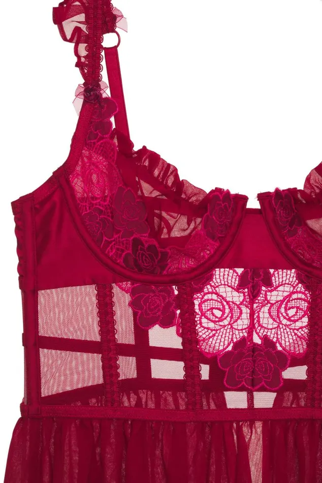 For Love and Lemons Lingerie Clara Slip Dress Red 8211 Women For Love and Lemons Lingerie Clara Slip Dress Red 8211 Women