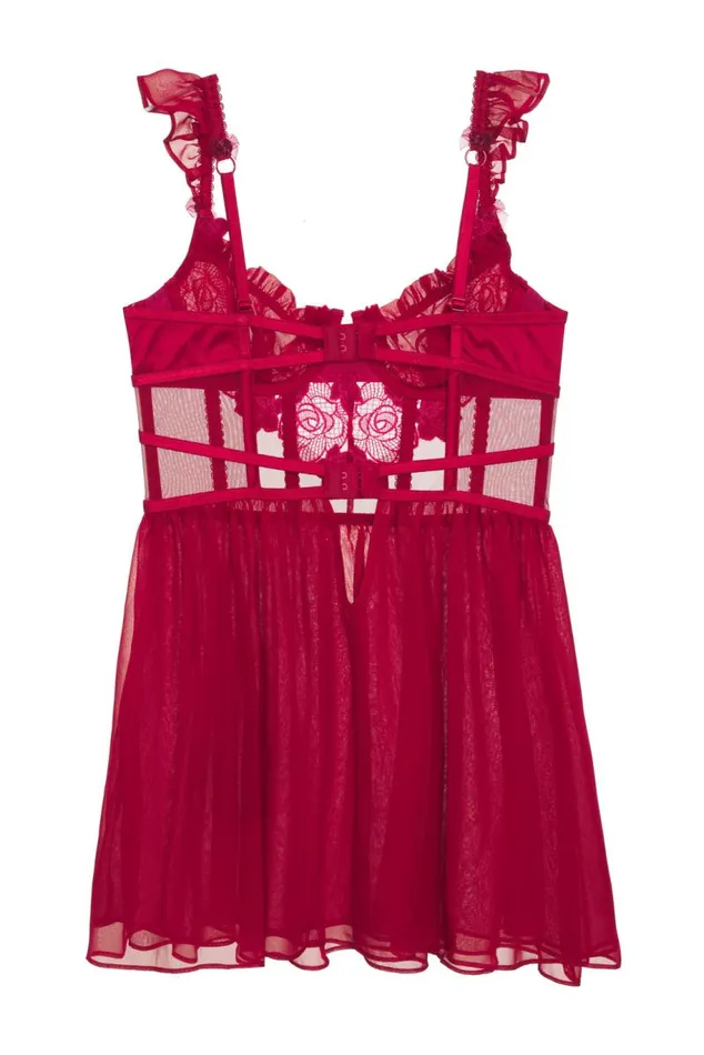 For Love and Lemons Lingerie Clara Slip Dress Red 8211 Women For Love and Lemons Lingerie Clara Slip Dress Red 8211 Women
