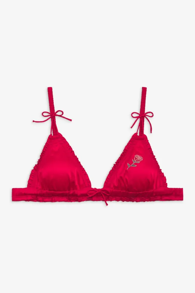 For Love and Lemons Lingerie Everyday Rosebud Bralette Red 8211 Women For Love and Lemons Lingerie Everyday Rosebud Bralette Red 8211 Women