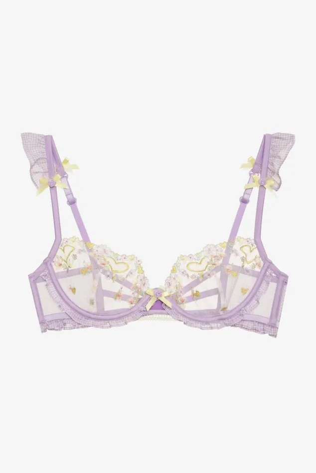 For Love and Lemons Lingerie Heart Wreath Underwire Bra Yellow 8211 Women For Love and Lemons Lingerie Heart Wreath Underwire Bra Yellow 8211 Women