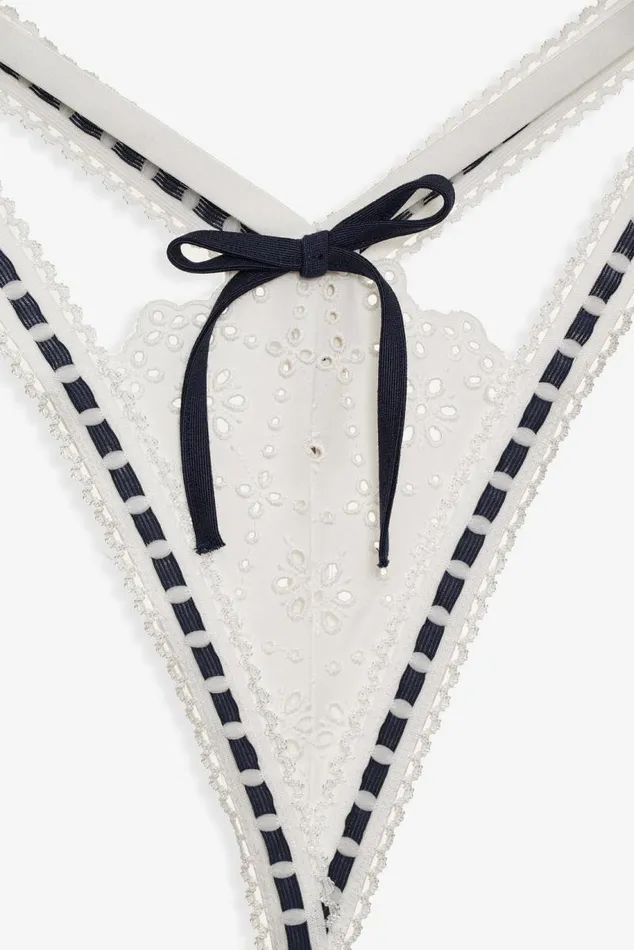 For Love and Lemons Lingerie Heather Thong Panty White 8211 Women For Love and Lemons Lingerie Heather Thong Panty White 8211 Women