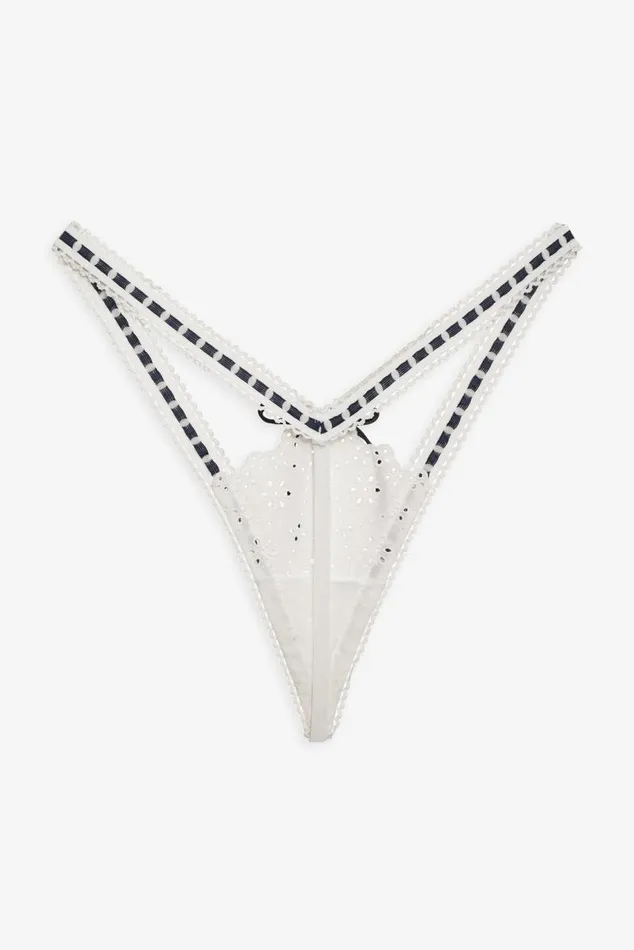 For Love and Lemons Lingerie Heather Thong Panty White 8211 Women For Love and Lemons Lingerie Heather Thong Panty White 8211 Women