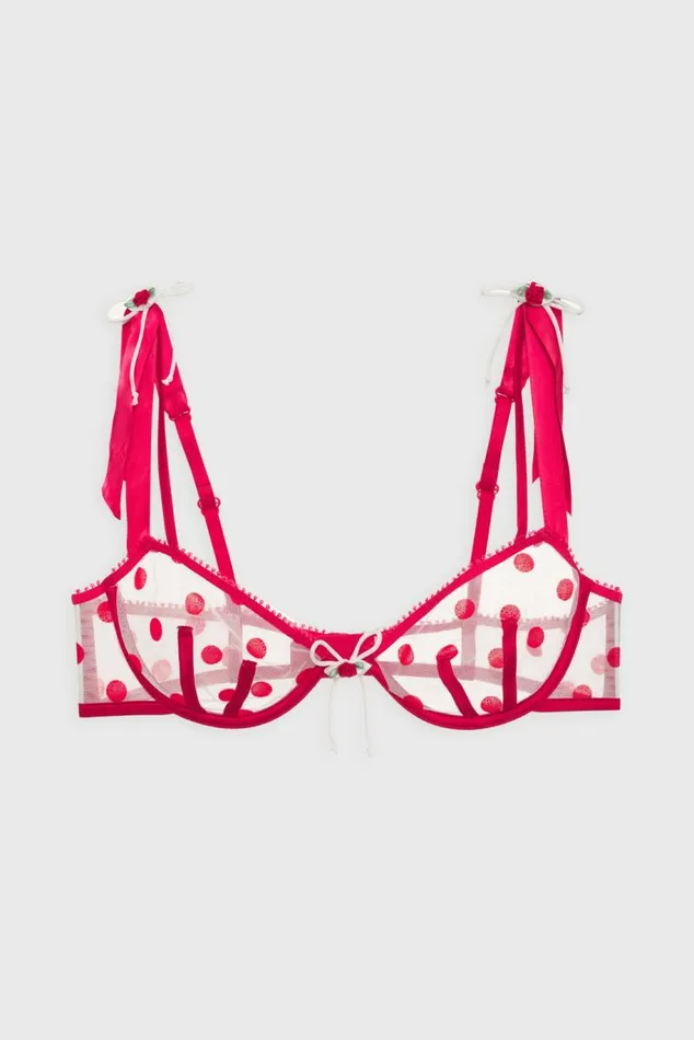 For Love and Lemons Lingerie Indy Underwire Bra Red 8211 Women For Love and Lemons Lingerie Indy Underwire Bra Red 8211 Women