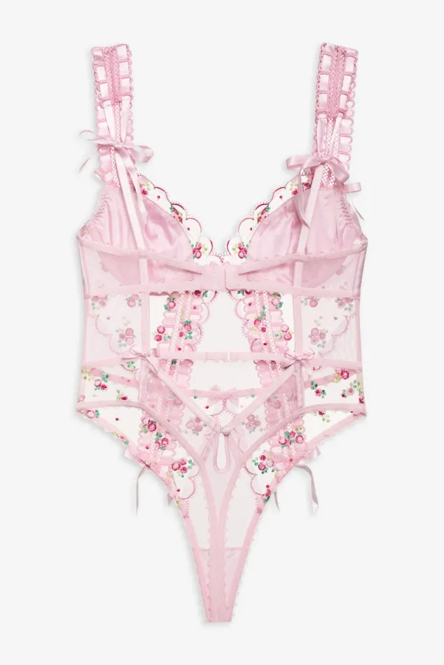 For Love and Lemons Lingerie Maisie Teddy Pink 8211 Women For Love and Lemons Lingerie Maisie Teddy Pink 8211 Women