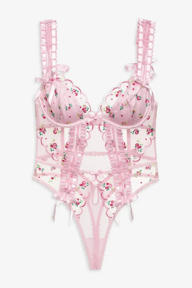 For Love and Lemons Lingerie Maisie Teddy Pink 8211 Women For Love and Lemons Lingerie Maisie Teddy Pink 8211 Women