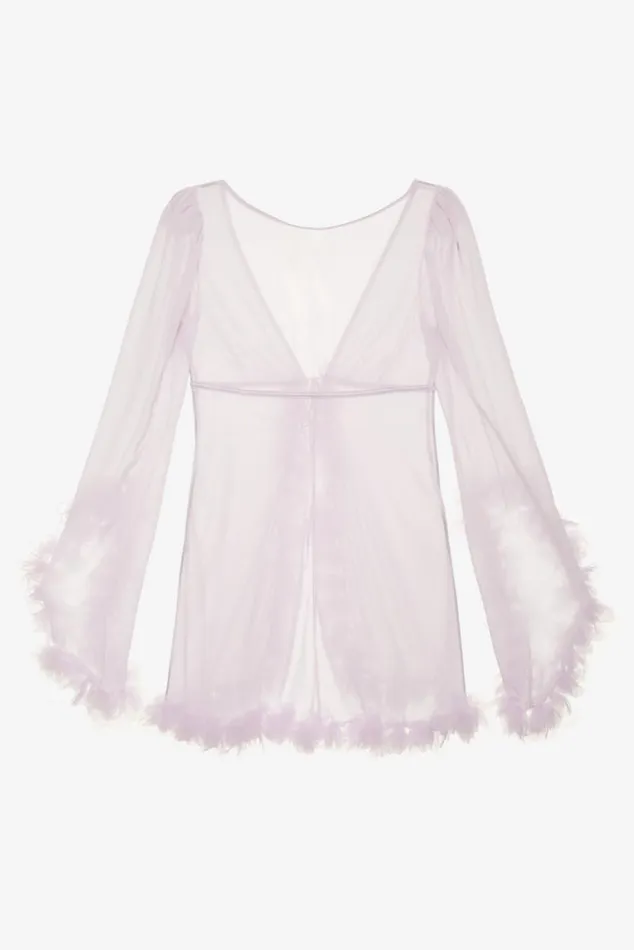 For Love and Lemons Lingerie Tropical Chiffon Robe Purple 8211 Women For Love and Lemons Lingerie Tropical Chiffon Robe Purple 8211 Women