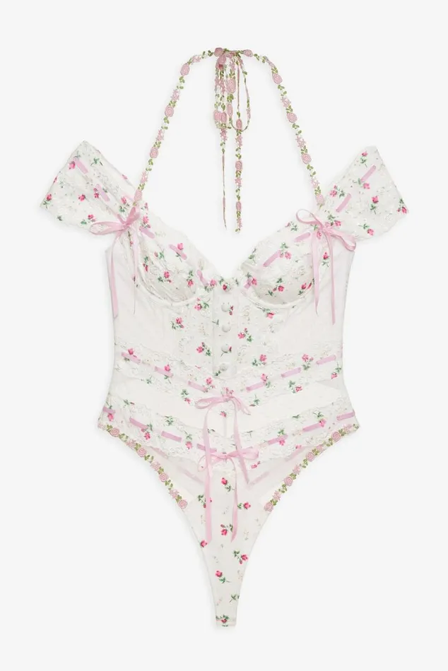 For Love and Lemons Lingerie Xander Teddy White 8211 Women For Love and Lemons Lingerie Xander Teddy White 8211 Women