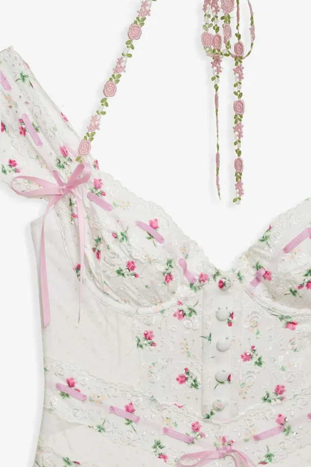 For Love and Lemons Lingerie Xander Teddy White 8211 Women For Love and Lemons Lingerie Xander Teddy White 8211 Women
