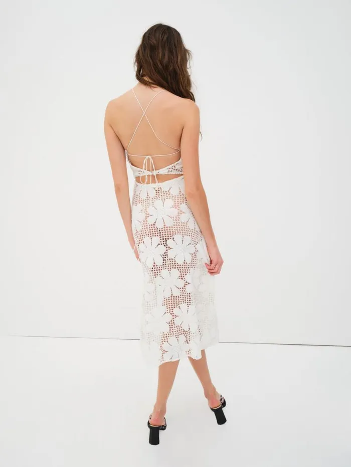 For Love and Lemons Swim Mitra Midi Coverup White 8211 Women For Love and Lemons Swim Mitra Midi Coverup White 8211 Women