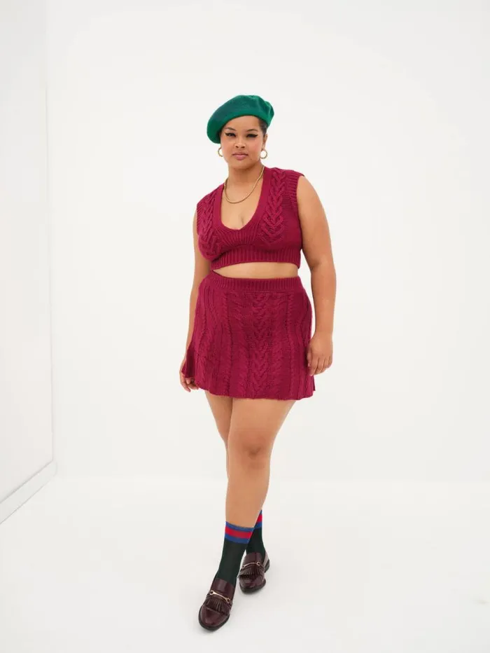 For Love and Lemons Tops Layton Mini Skirt Red 8211 Women For Love and Lemons Tops Layton Mini Skirt Red 8211 Women