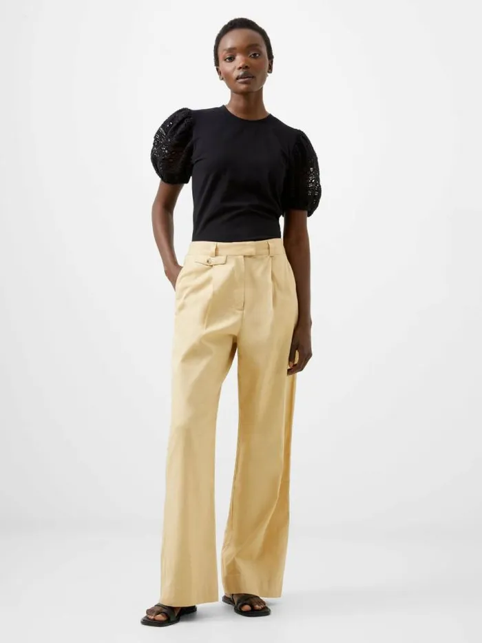 French Connection Alania City Trousers Biscotti Women Trousers
