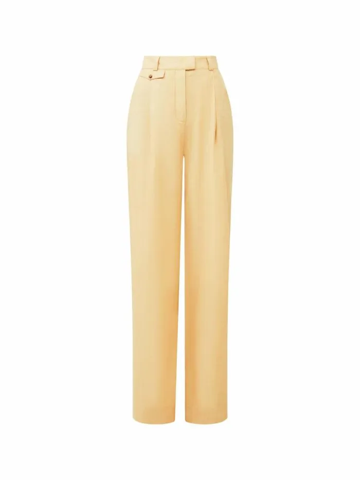 French Connection Alania City Trousers Biscotti Women Trousers