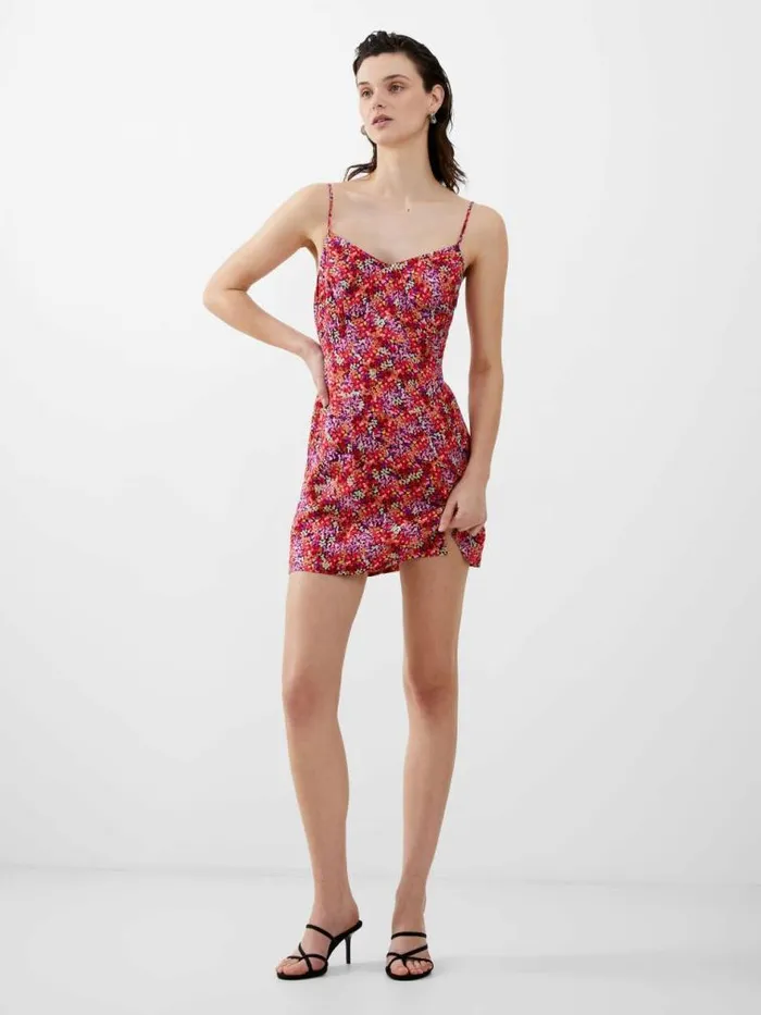 French Connection Andrea Ennis Eco Satin Slip Mini Dress Azalea Women Dresses French Connection Andrea Ennis Eco Satin Slip Mini Dress Azalea Women Dresses