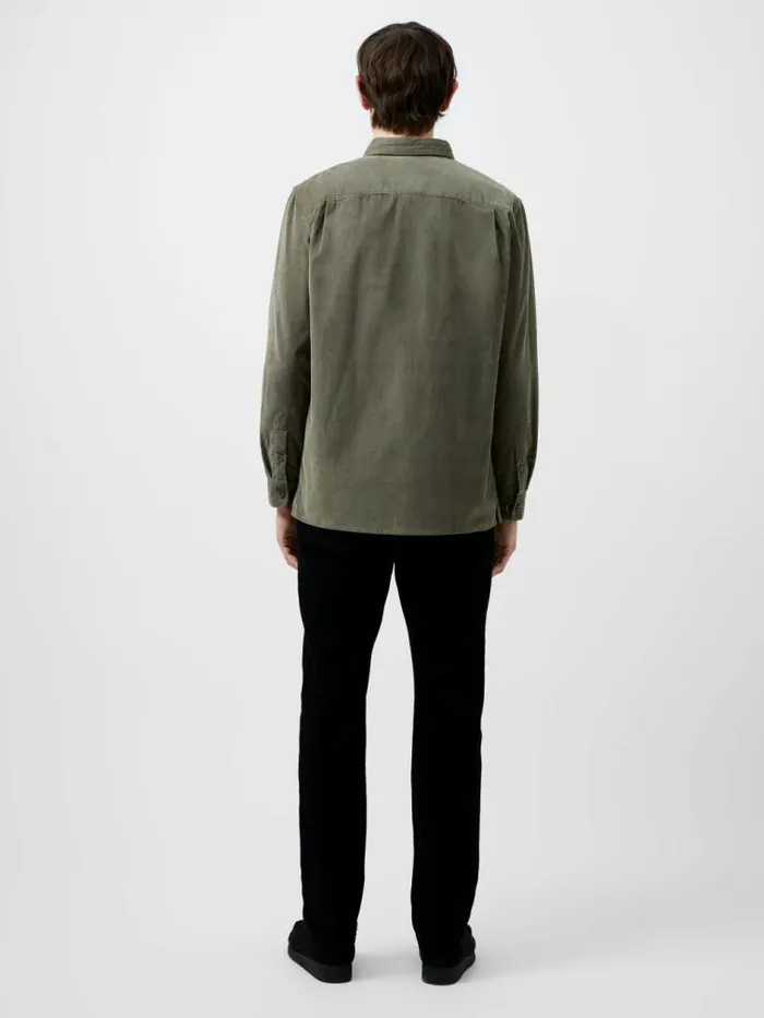 French Connection Baby Corduroy Shirt Olive Men Shirts