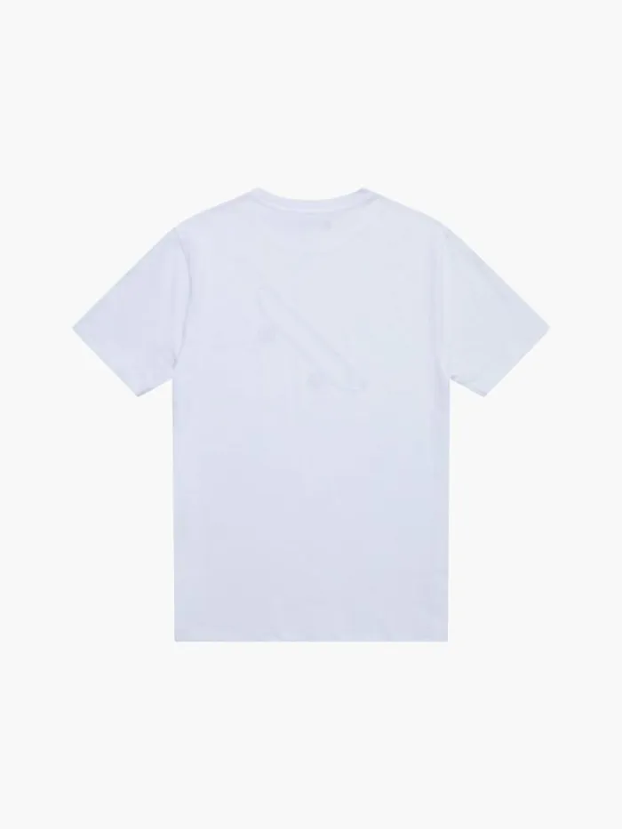 French Connection Embroidered Skateboard Graphic TShirt White Men TShirts and Polo Shirts