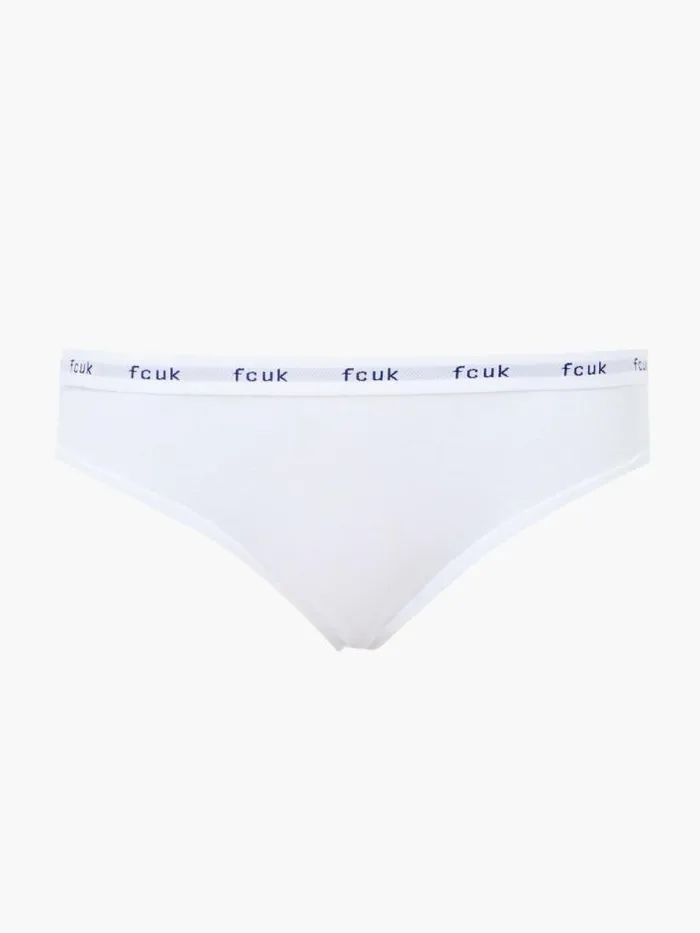 French Connection FCUK 3 Pack Briefs Greywhite Women Underwear and Socks