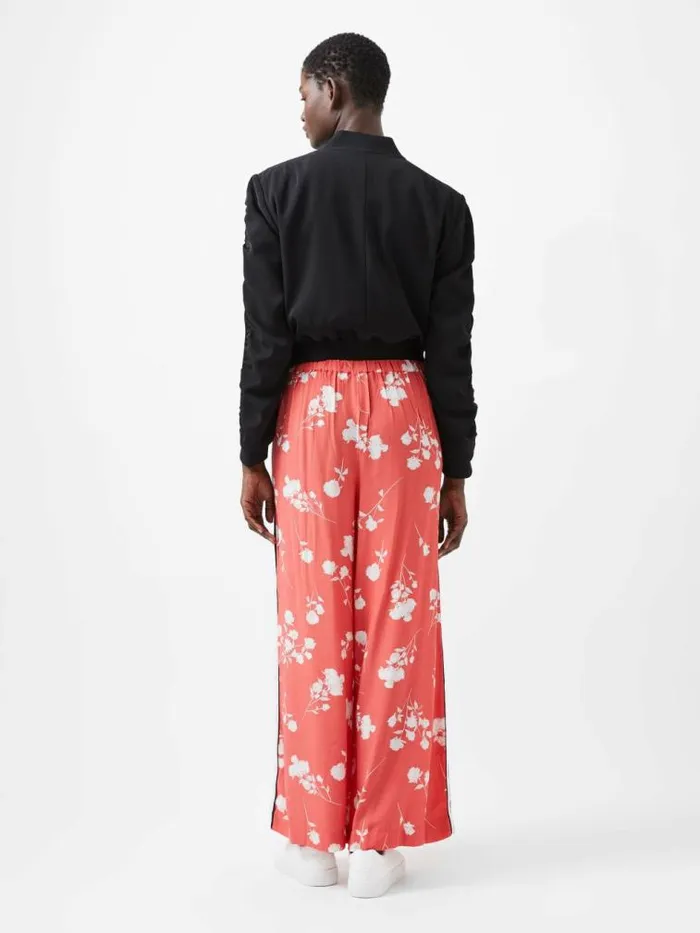 French Connection Harrie Suiting Bomber Jacket Blackout Women Coats and Jackets