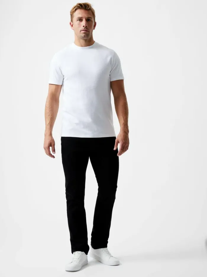 French Connection Ottoman Crew Neck TShirt White Men TShirts and Polo Shirts