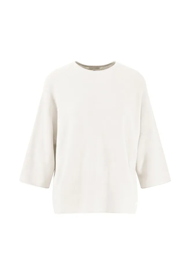 FYNCHHATTON Cotton Knitting Sweaters With Wide Sleeves Neon Papayamilkfresh Roselight Blue Women Sweater