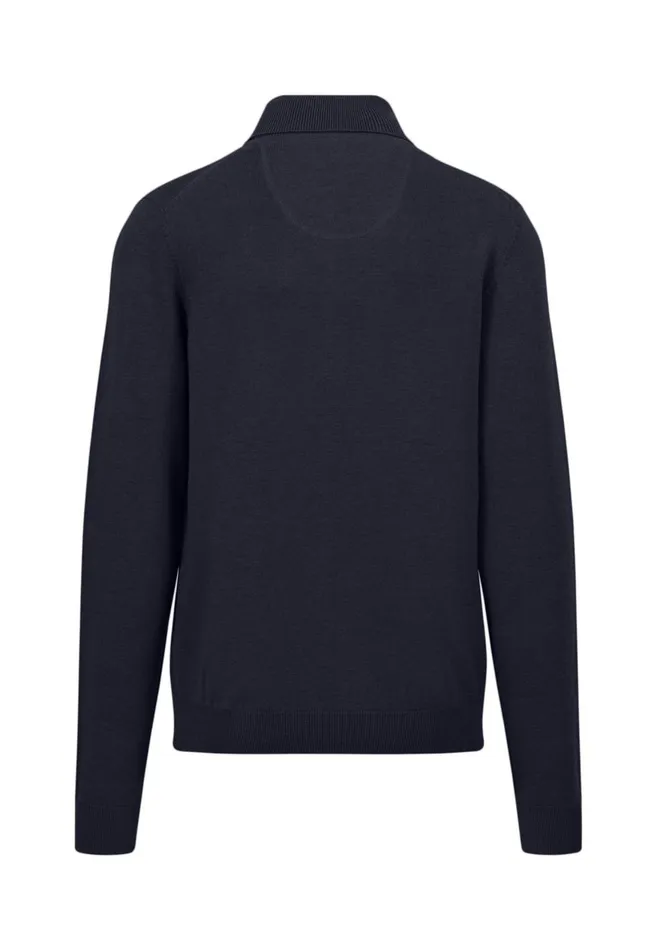 FYNCHHATTON Cotton Sweater With Turtleneck Hazelnavynightcharcoaldark Emerald Men Sweater