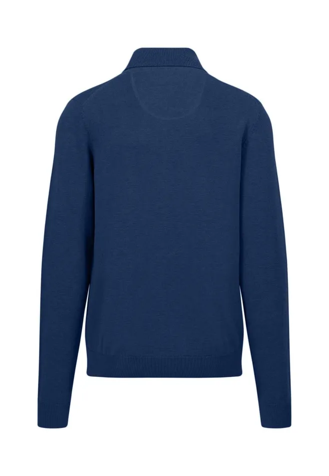 FYNCHHATTON Cotton Sweater With Turtleneck Hazelnavynightcharcoaldark Emerald Men Sweater