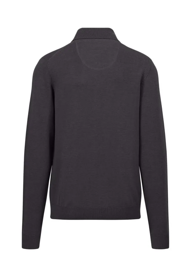 FYNCHHATTON Cotton Sweater With Turtleneck Hazelnavynightcharcoaldark Emerald Men Sweater