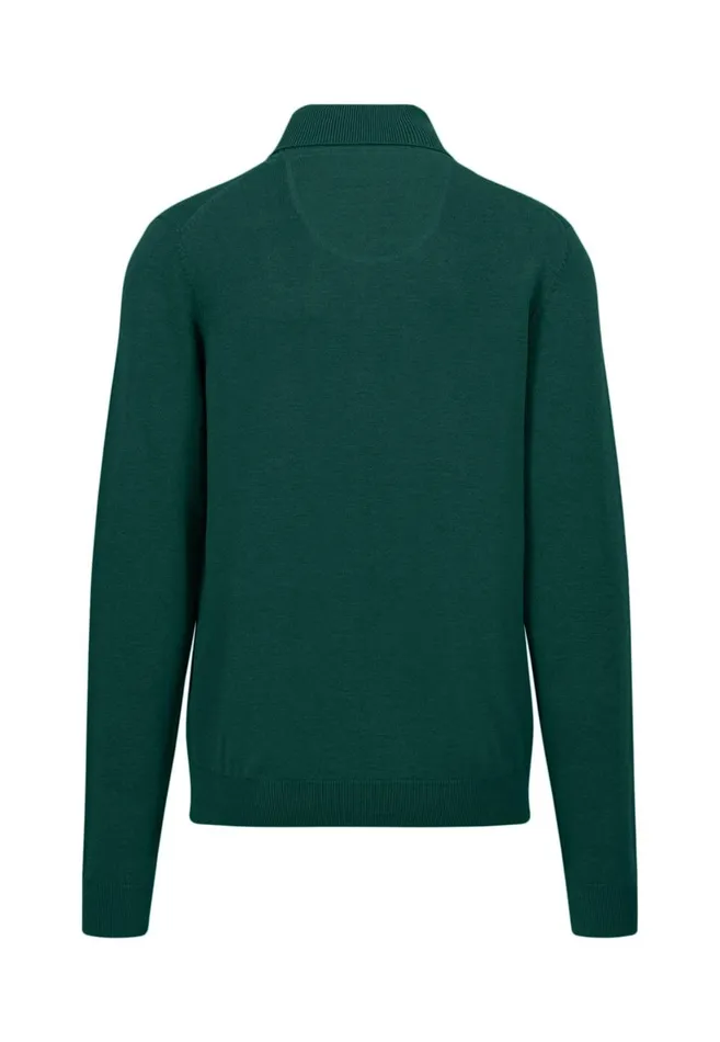 FYNCHHATTON Cotton Sweater With Turtleneck Hazelnavynightcharcoaldark Emerald Men Sweater