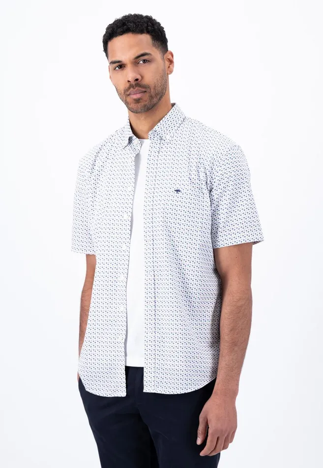 FYNCHHATTON Dotted Short sleeved Shirt Made Of Pure Cotton Dusty Lavenderleaf Greenorient Redsummer Breeze Men Sale FYNCHHATTON Dotted Short sleeved Shirt Made Of Pure Cotton Dusty Lavenderleaf Greenorient Redsummer Breeze Men Sale
