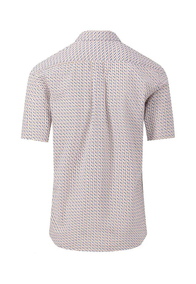 FYNCHHATTON Dotted Short sleeved Shirt Made Of Pure Cotton Dusty Lavenderleaf Greenorient Redsummer Breeze Men Sale FYNCHHATTON Dotted Short sleeved Shirt Made Of Pure Cotton Dusty Lavenderleaf Greenorient Redsummer Breeze Men Sale