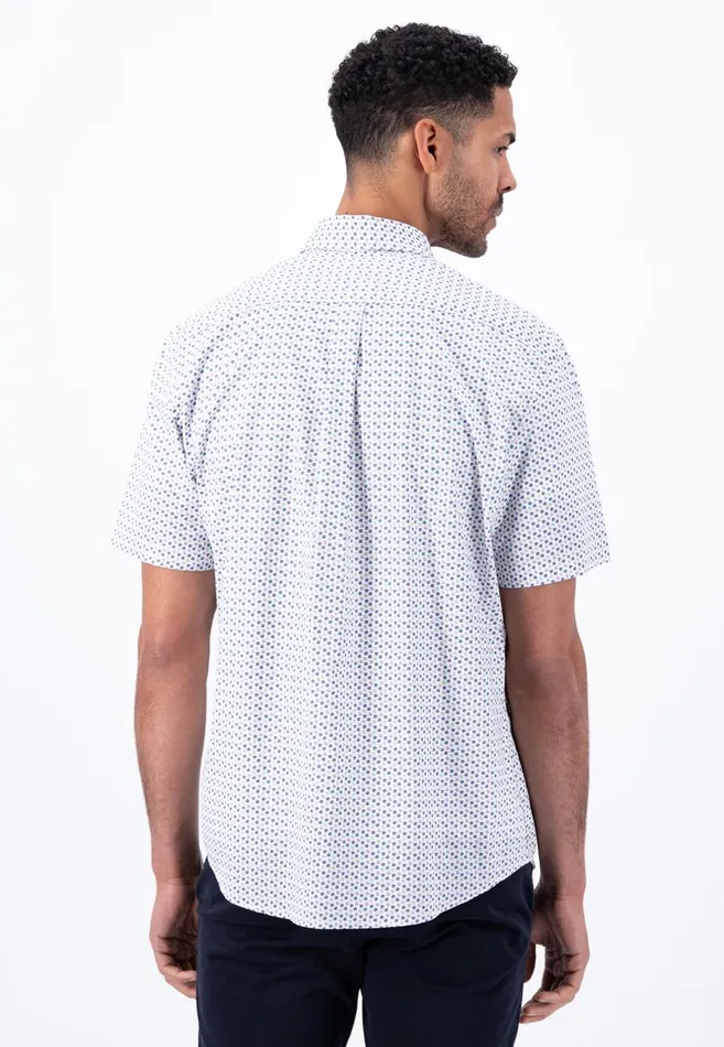 FYNCHHATTON Dotted Short sleeved Shirt Made Of Pure Cotton Dusty Lavenderleaf Greenorient Redsummer Breeze Men Sale FYNCHHATTON Dotted Short sleeved Shirt Made Of Pure Cotton Dusty Lavenderleaf Greenorient Redsummer Breeze Men Sale