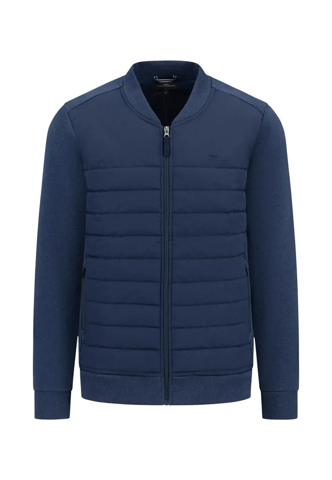 FYNCHHATTON Hybrid Jacket With Quilting Navy Men Jackets and Coats