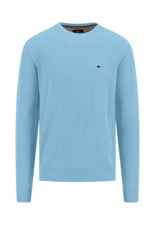 FYNCHHATTON Knitting Sweater Made Of 100 Cotton Vivid Yellownew Offwhiteturf Greensplashy Oceanstrong Bluenavypoppy Rednight Men Sweater