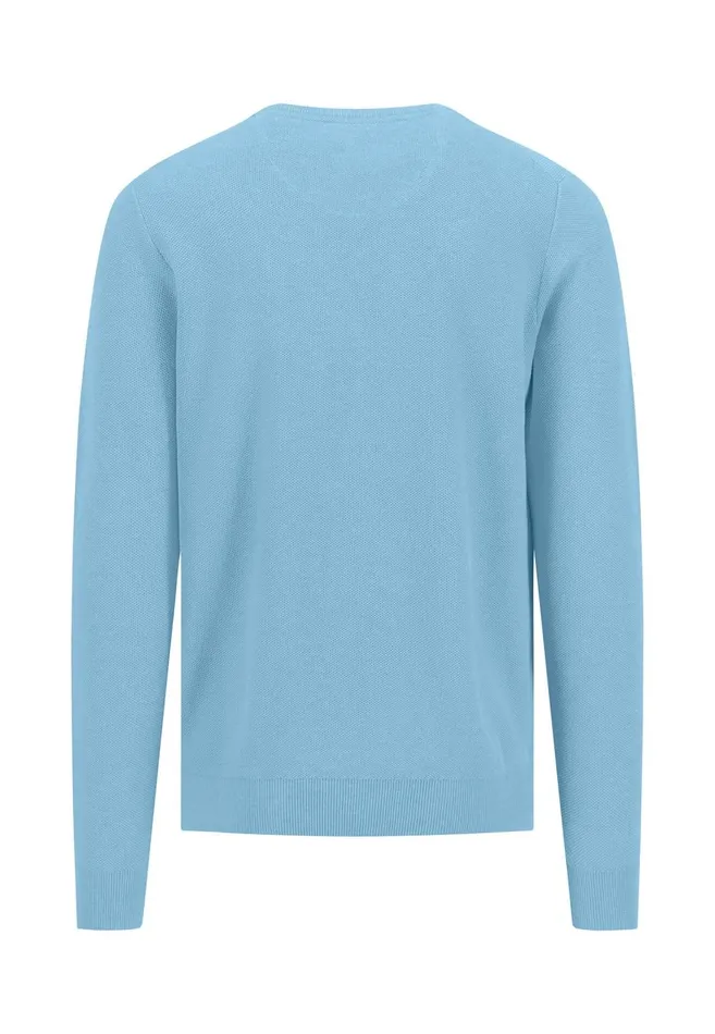 FYNCHHATTON Knitting Sweater Made Of 100 Cotton Vivid Yellownew Offwhiteturf Greensplashy Oceanstrong Bluenavypoppy Rednight Men Sweater