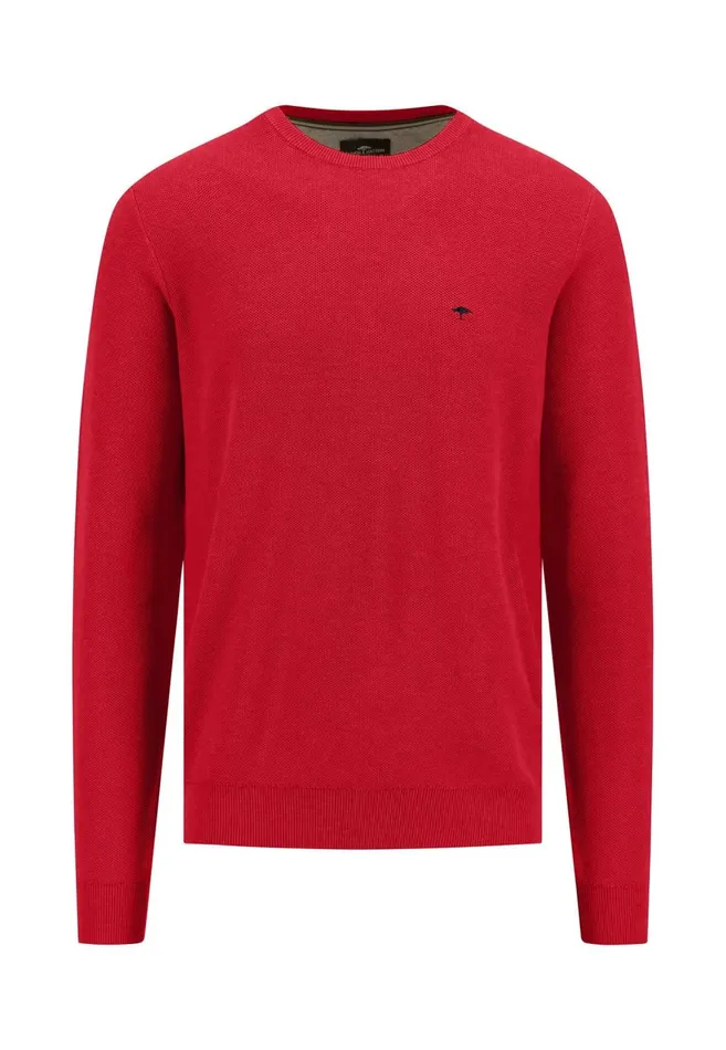 FYNCHHATTON Knitting Sweater Made Of 100 Cotton Vivid Yellownew Offwhiteturf Greensplashy Oceanstrong Bluenavypoppy Rednight Men Sweater