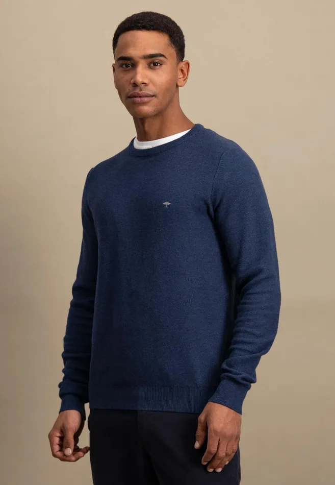 FYNCHHATTON Knitting Sweater Made Of 100 Cotton Vivid Yellownew Offwhiteturf Greensplashy Oceanstrong Bluenavypoppy Rednight Men Sweater