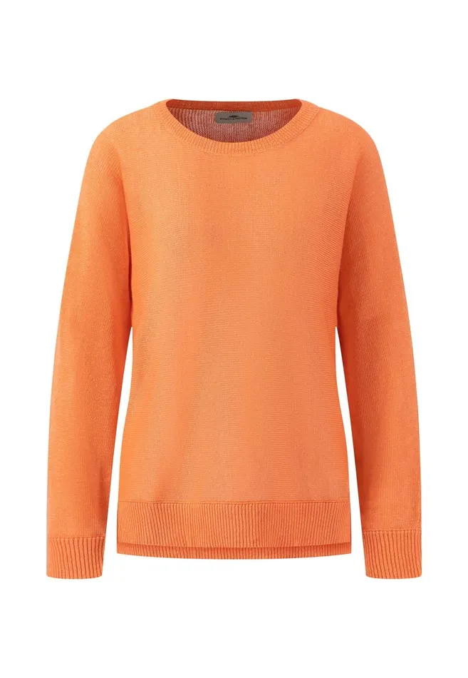 FYNCHHATTON Knitting Sweater Made Of Pure Linen Milksafari Beigereed Greenbright Apricot Women Sweater FYNCHHATTON Knitting Sweater Made Of Pure Linen Milksafari Beigereed Greenbright Apricot Women Sweater